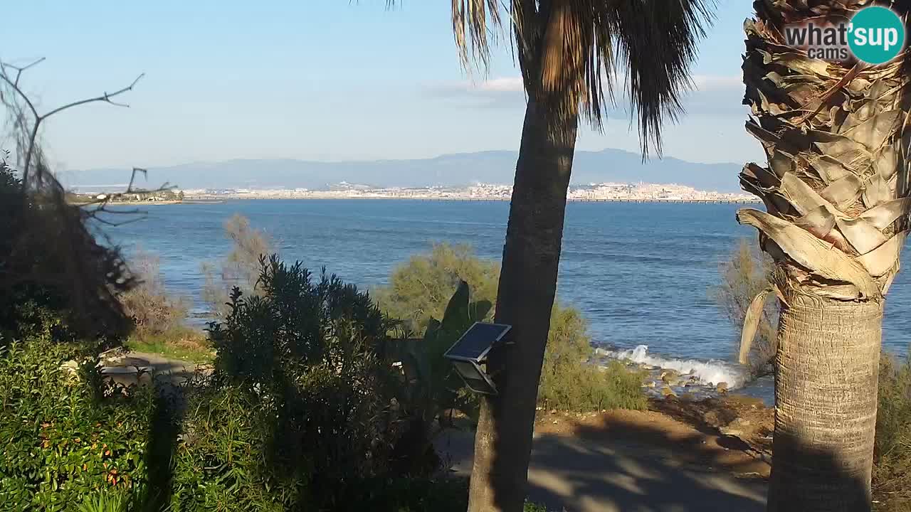 Live webcam Capoterra – La Maddalena beach – Sardinia – Italy