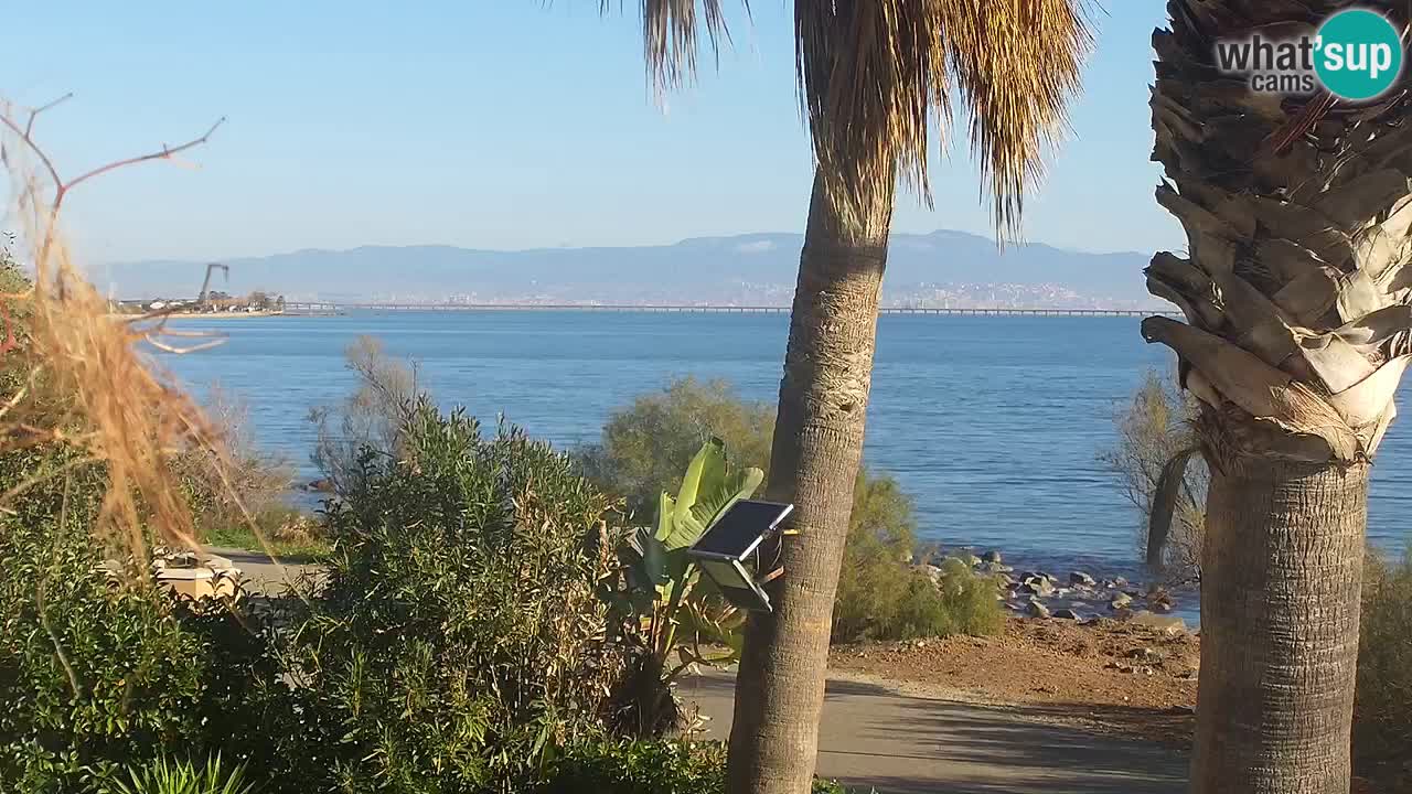 Webcam en direct Capoterra – Plage de La Maddalena – Sardaigne – Italie