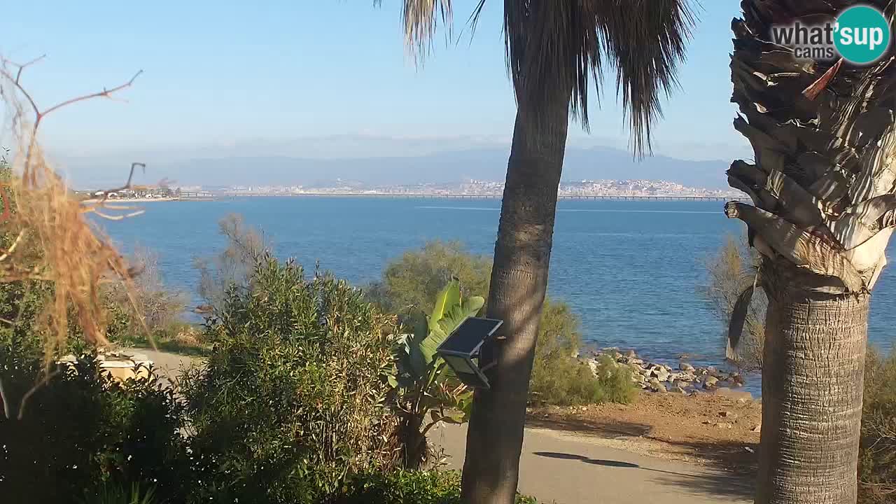 Webcam en vivo Capoterra – Playa La Maddalena – Cerdeña – Italia