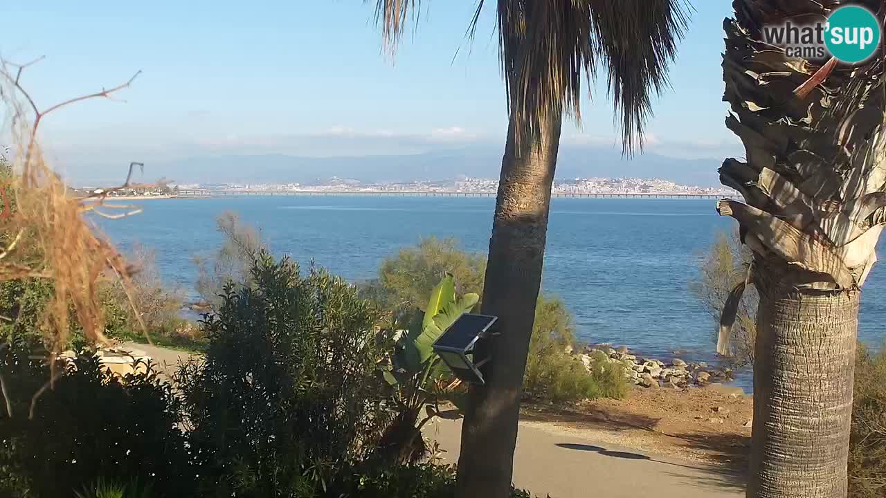 Webcam en direct Capoterra – Plage de La Maddalena – Sardaigne – Italie