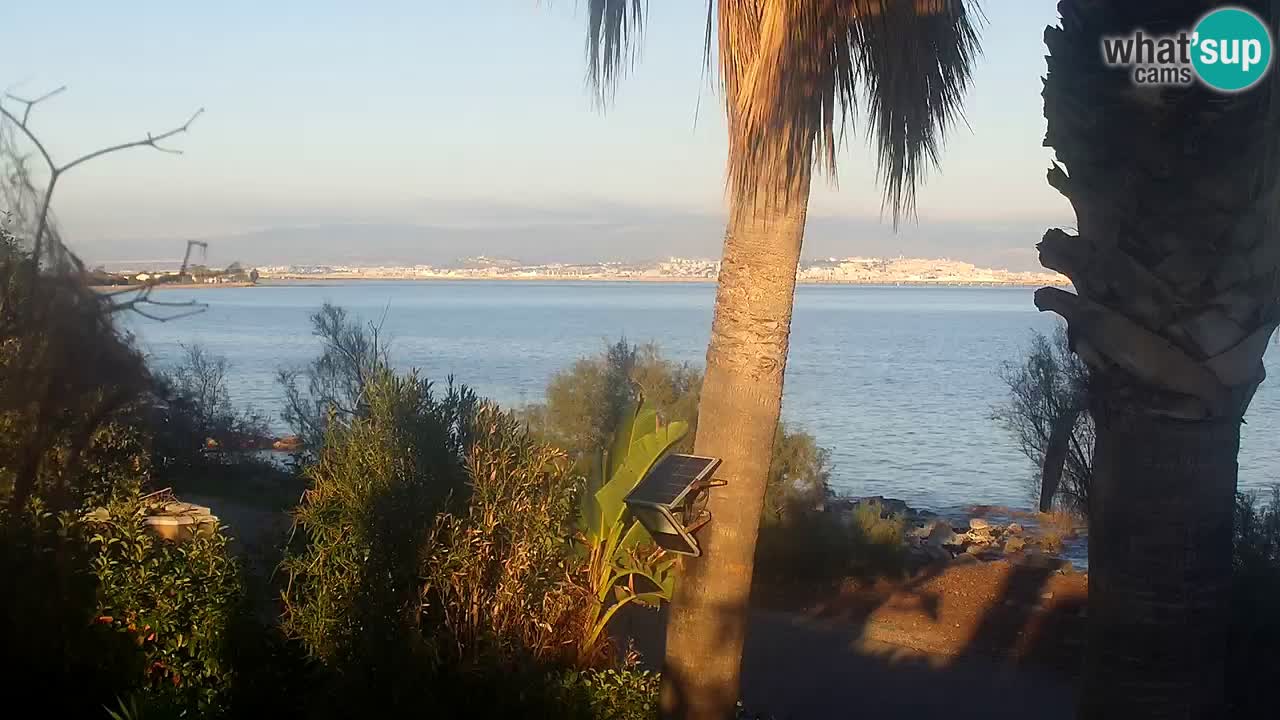 Webcam en vivo Capoterra – Playa La Maddalena – Cerdeña – Italia