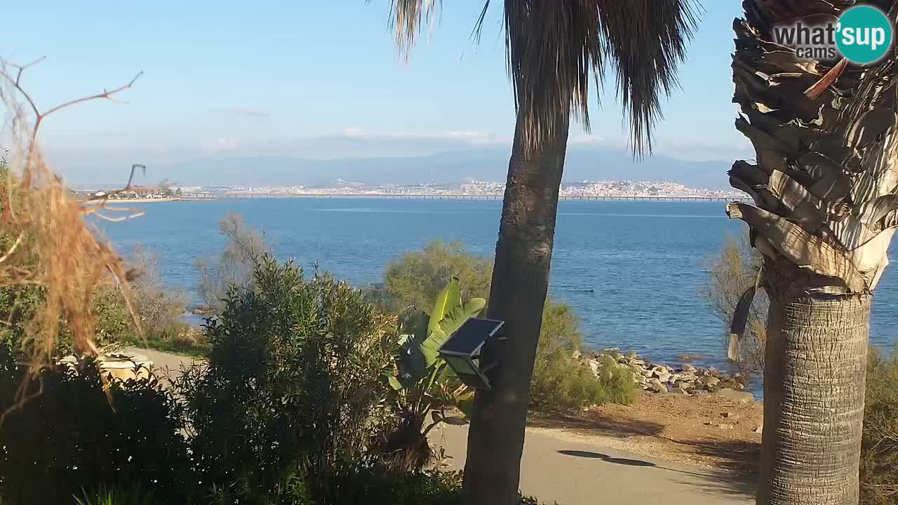 Live webcam Capoterra – Spiaggia della Maddalena – Sardegna – Italia