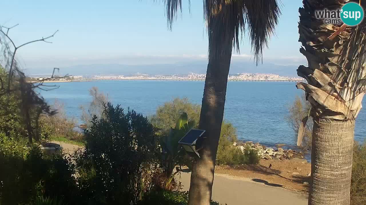 Live Webcam Capoterra – La Maddalena Strand – Sardinien – Italien