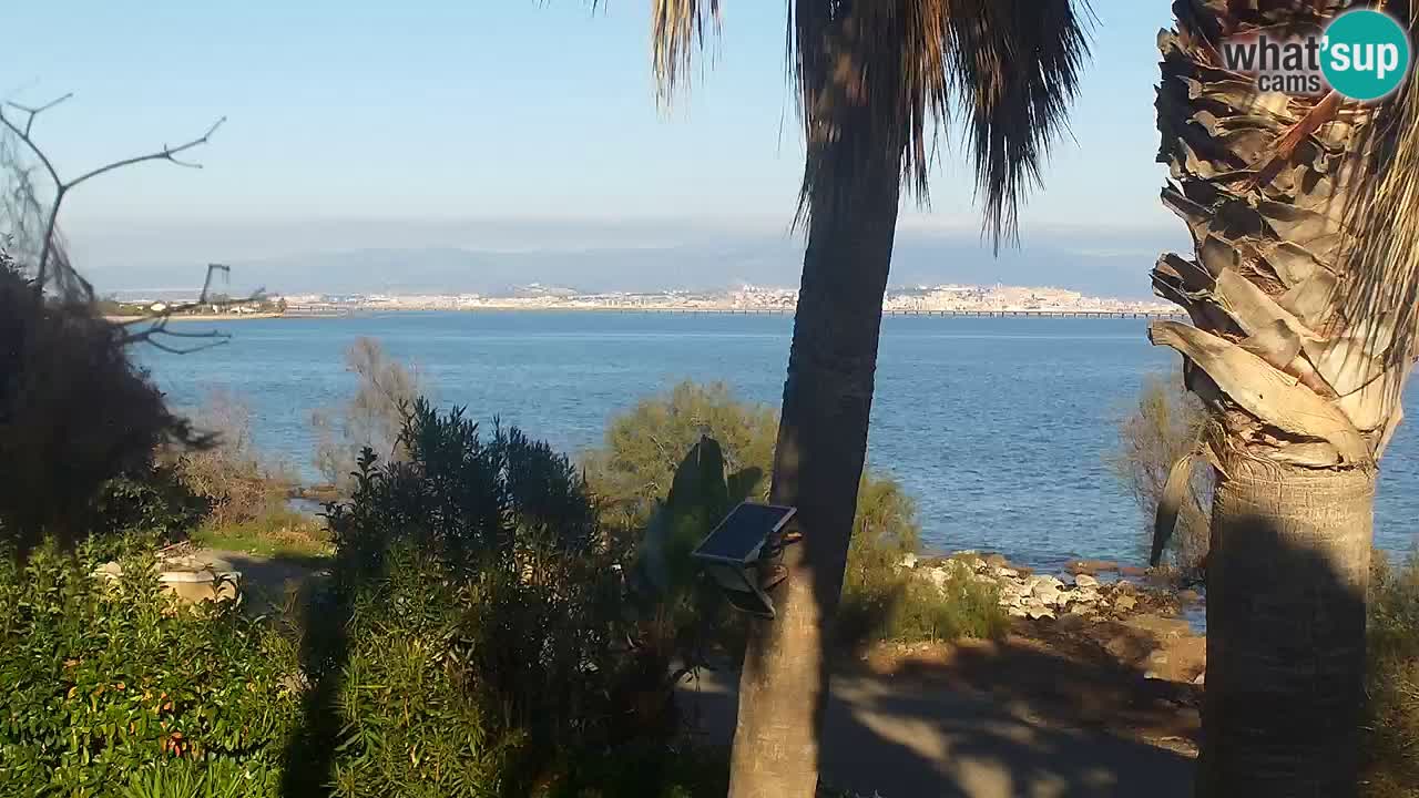 Live webcam Capoterra – La Maddalena beach – Sardinia – Italy