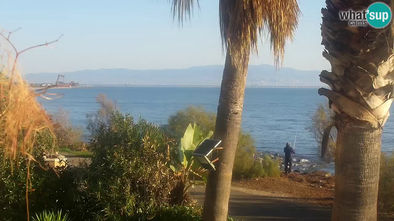 Live webcam Capoterra – Spiaggia della Maddalena – Sardegna – Italia