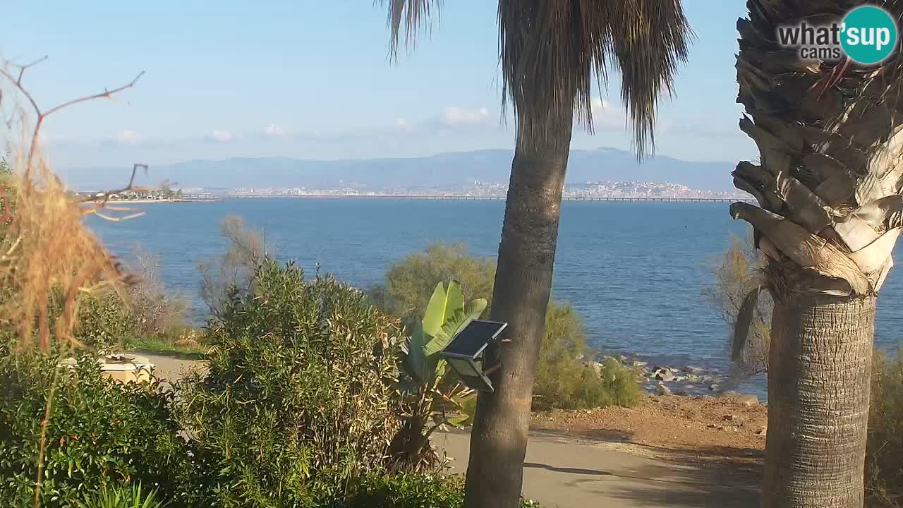 Webcam en direct Capoterra – Plage de La Maddalena – Sardaigne – Italie