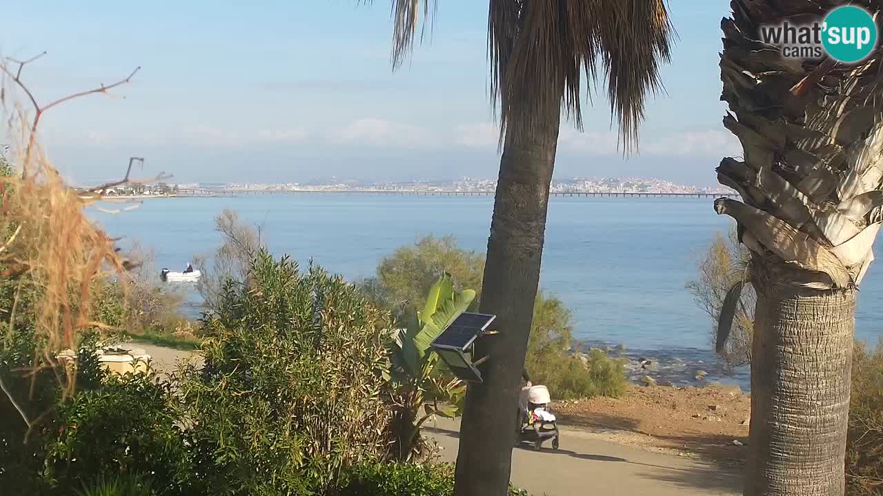 Live webcam Capoterra – Spiaggia della Maddalena – Sardegna – Italia