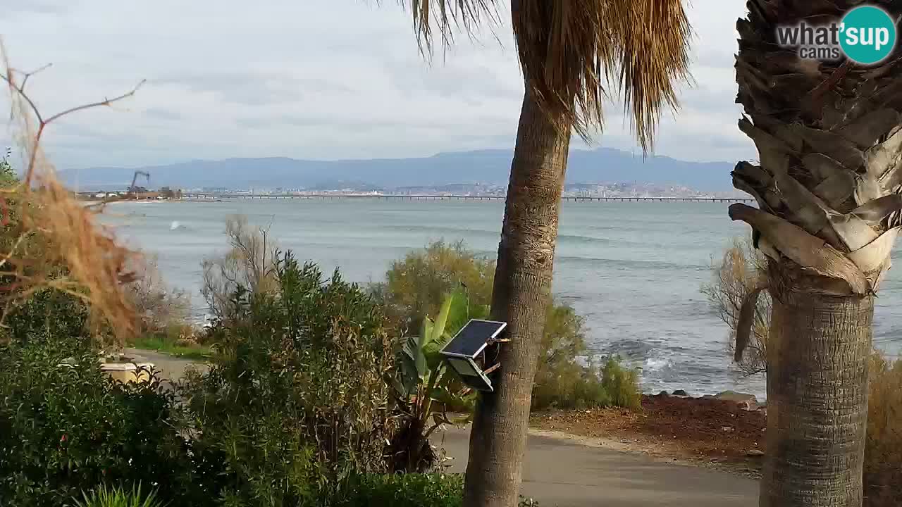 Live webcam Capoterra – Spiaggia della Maddalena – Sardegna – Italia