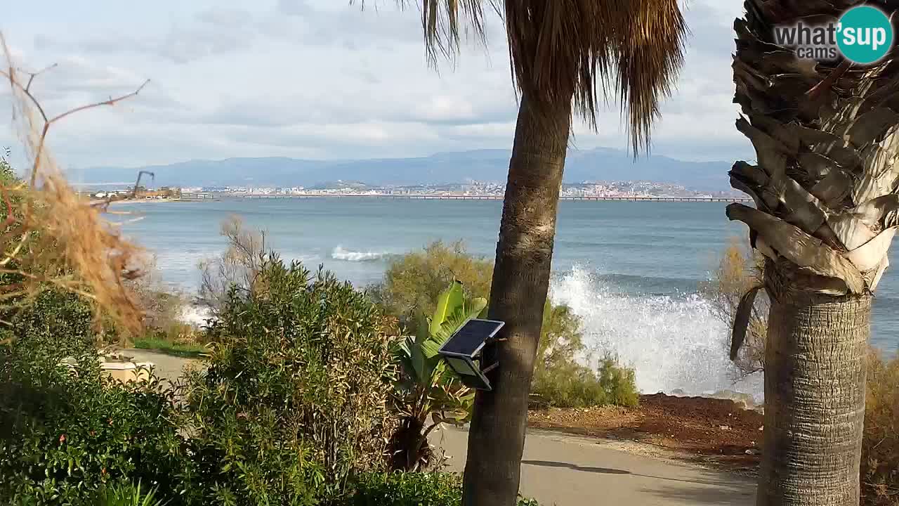 Live webcam Capoterra – La Maddalena beach – Sardinia – Italy