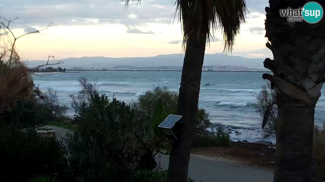 Live webcam Capoterra – La Maddalena beach – Sardinia – Italy