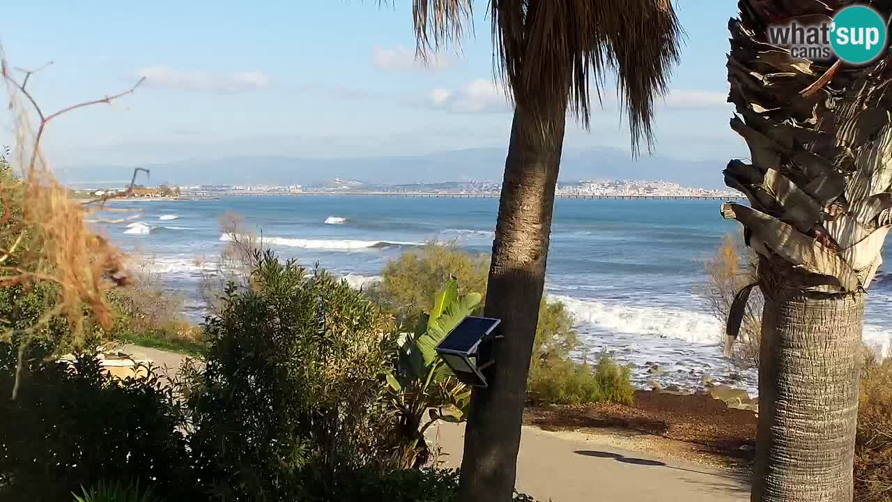 Live webcam Capoterra – La Maddalena beach – Sardinia – Italy