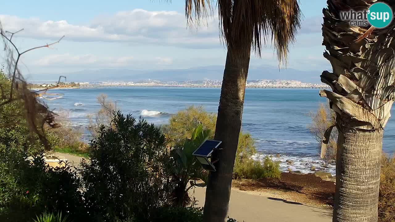 Live webcam Capoterra – La Maddalena beach – Sardinia – Italy