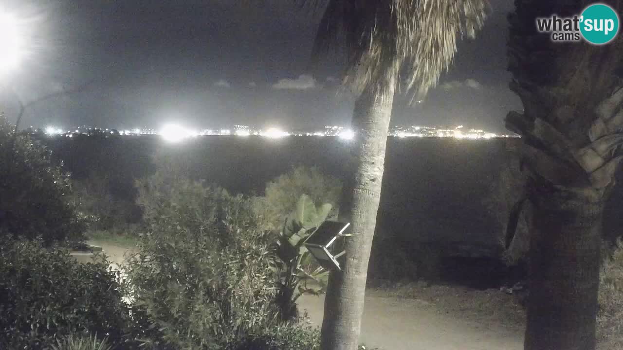 Webcam en vivo Capoterra – Playa La Maddalena – Cerdeña – Italia