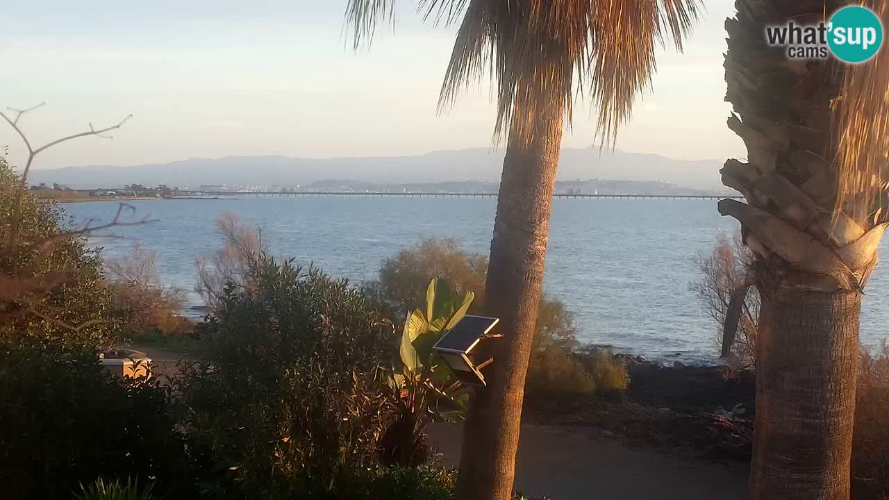 Live webcam Capoterra – Spiaggia della Maddalena – Sardegna – Italia