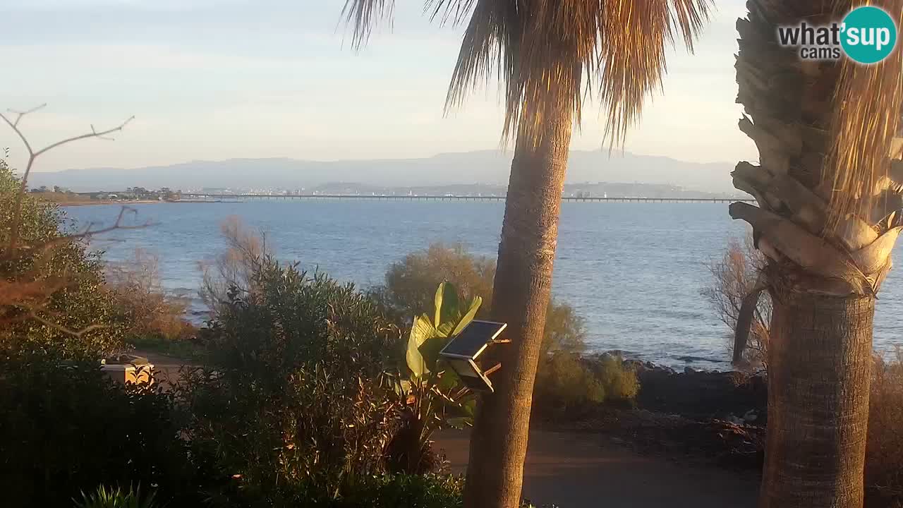 Live webcam Capoterra – Spiaggia della Maddalena – Sardegna – Italia