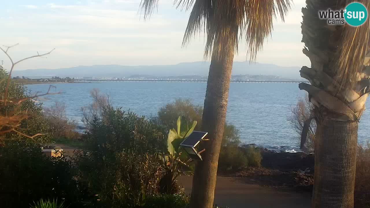 Live webcam Capoterra – Spiaggia della Maddalena – Sardegna – Italia