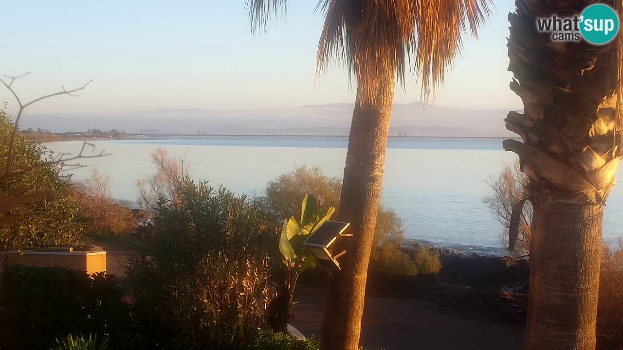 Live webcam Capoterra – Spiaggia della Maddalena – Sardegna – Italia