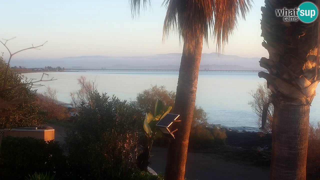 Live webcam Capoterra – Spiaggia della Maddalena – Sardegna – Italia