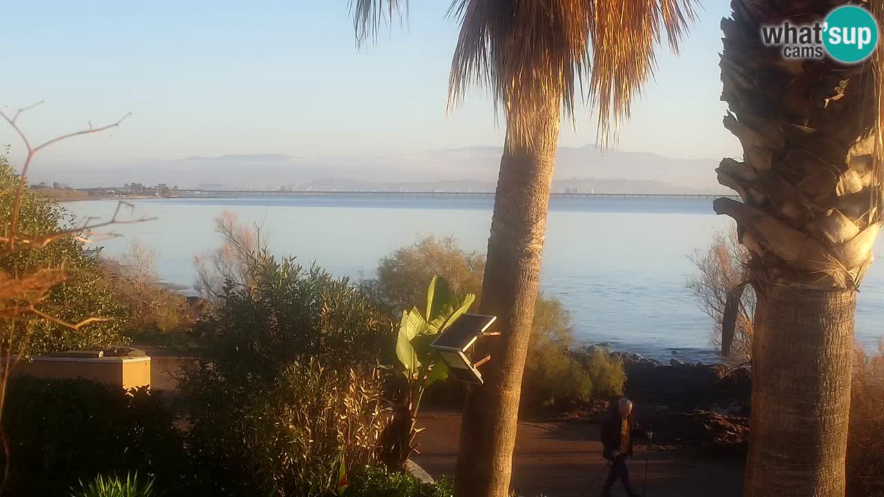 Live webcam Capoterra – Spiaggia della Maddalena – Sardegna – Italia