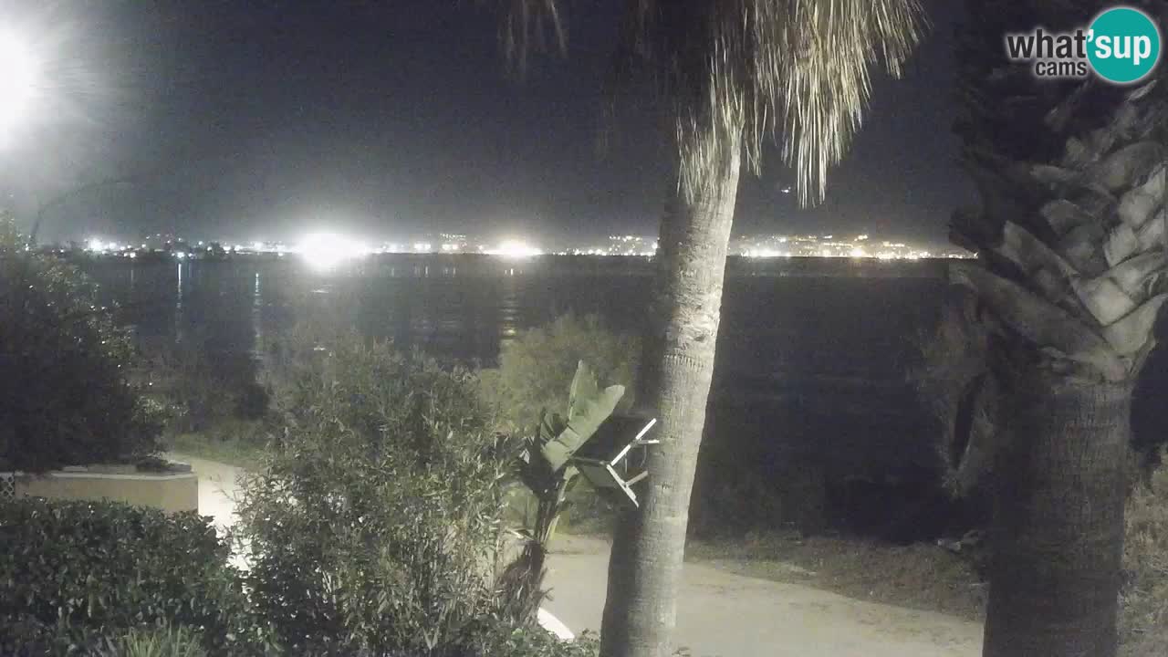 Webcam en direct Capoterra – Plage de La Maddalena – Sardaigne – Italie