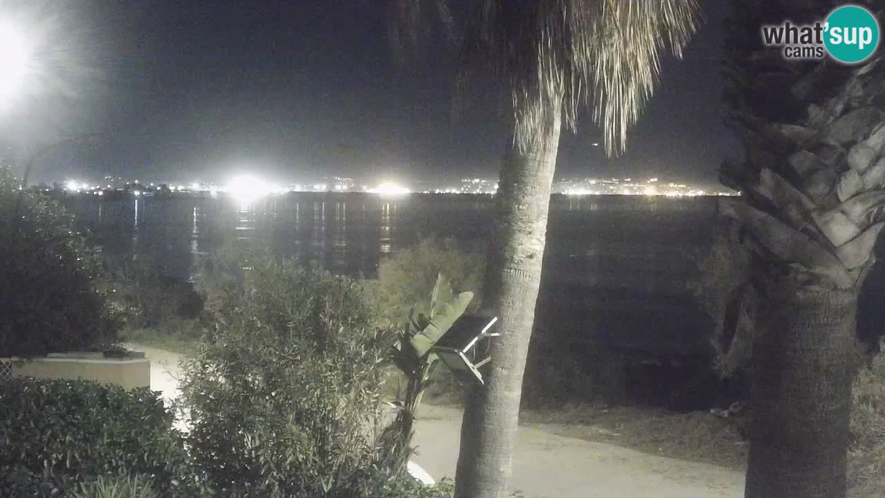 Webcam en direct Capoterra – Plage de La Maddalena – Sardaigne – Italie