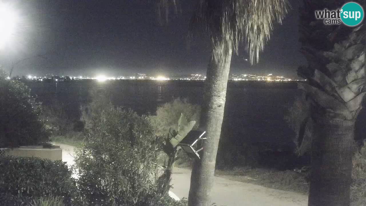 Webcam en direct Capoterra – Plage de La Maddalena – Sardaigne – Italie