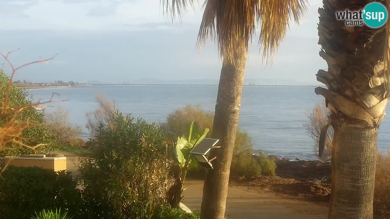 Webcam en vivo Capoterra – Playa La Maddalena – Cerdeña – Italia