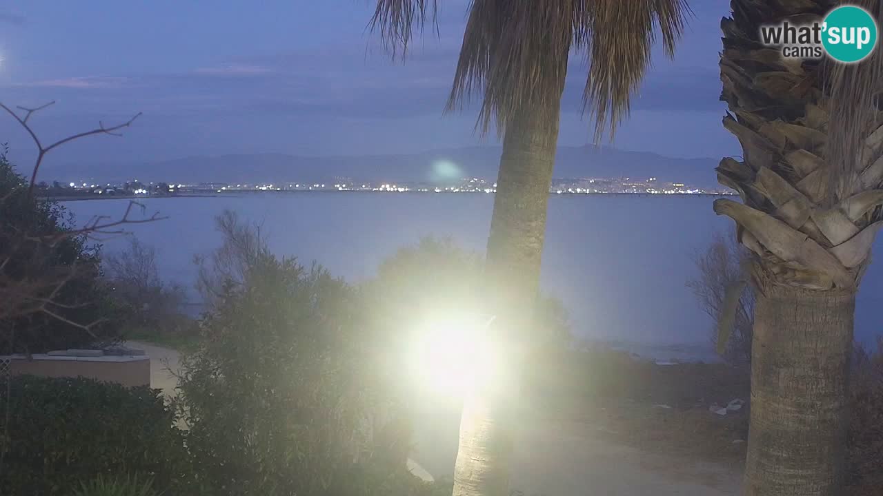 Webcam en vivo Capoterra – Playa La Maddalena – Cerdeña – Italia