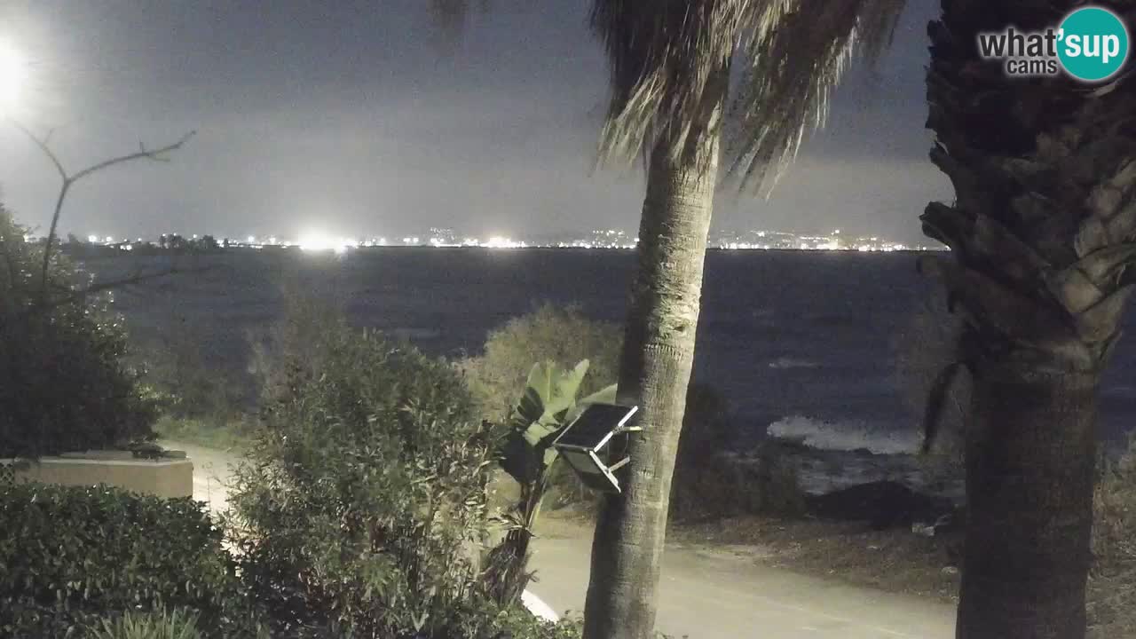 Live webcam Capoterra – La Maddalena beach – Sardinia – Italy