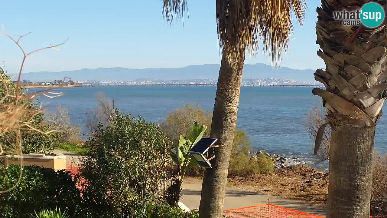 Webcam en direct Capoterra – Plage de La Maddalena – Sardaigne – Italie