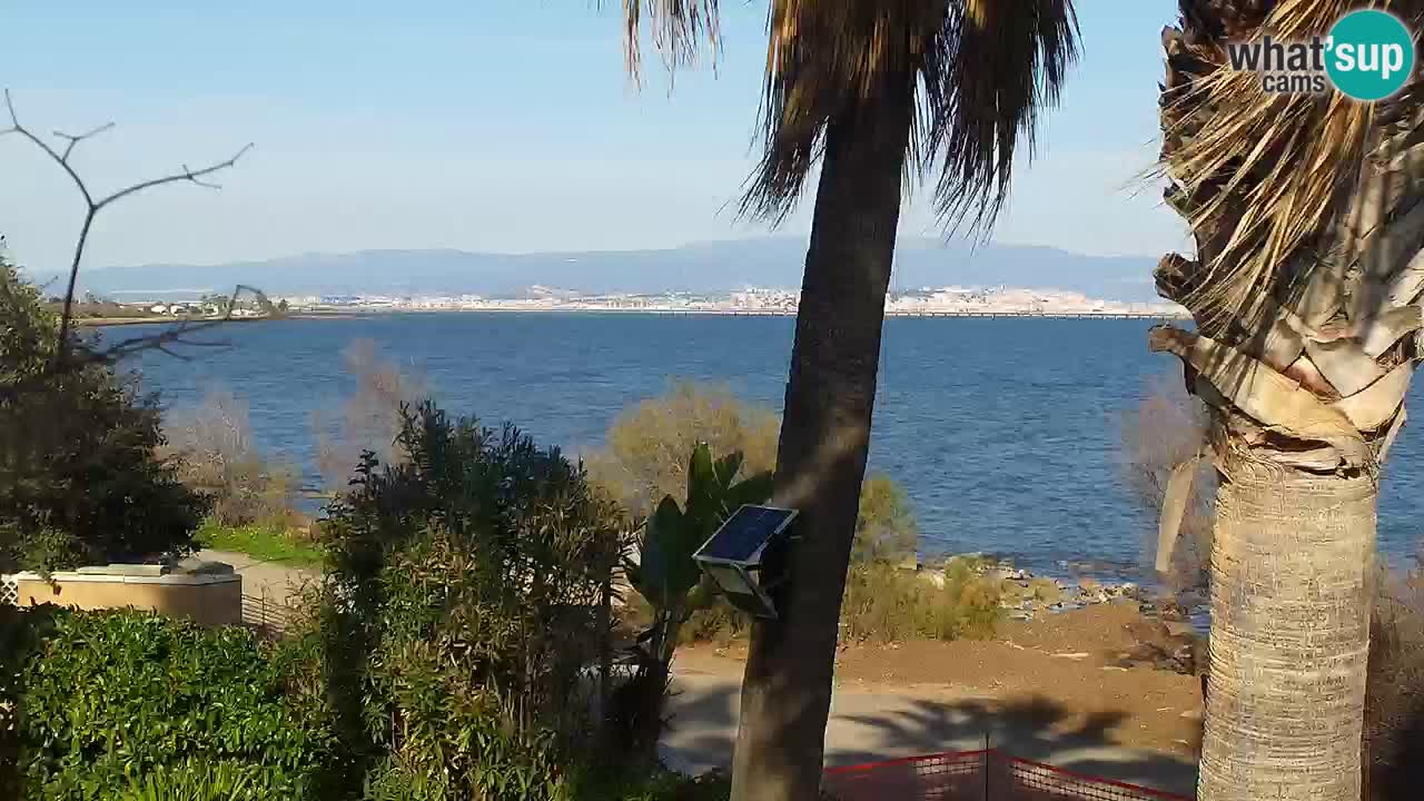 Live webcam Capoterra – Spiaggia della Maddalena – Sardegna – Italia