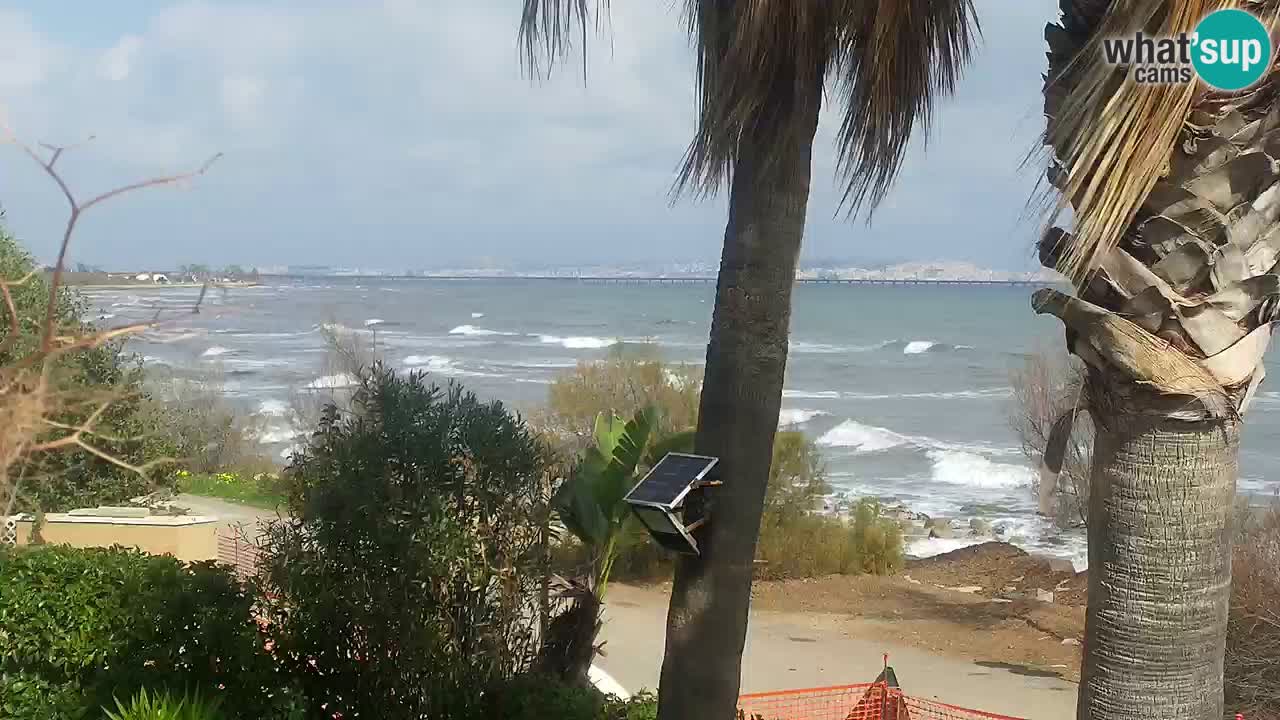 Live Webcam Capoterra – La Maddalena Strand – Sardinien – Italien