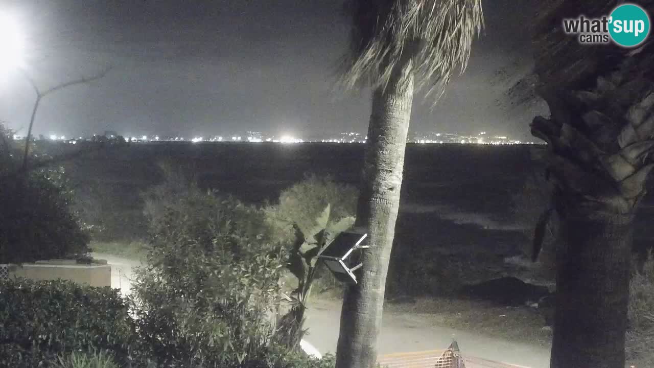 Live webcam Capoterra – Spiaggia della Maddalena – Sardegna – Italia