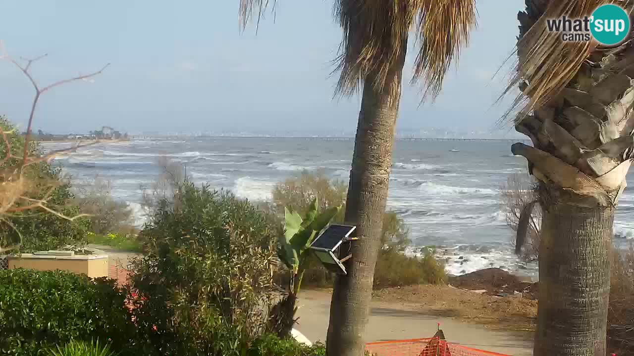 Webcam en vivo Capoterra – Playa La Maddalena – Cerdeña – Italia