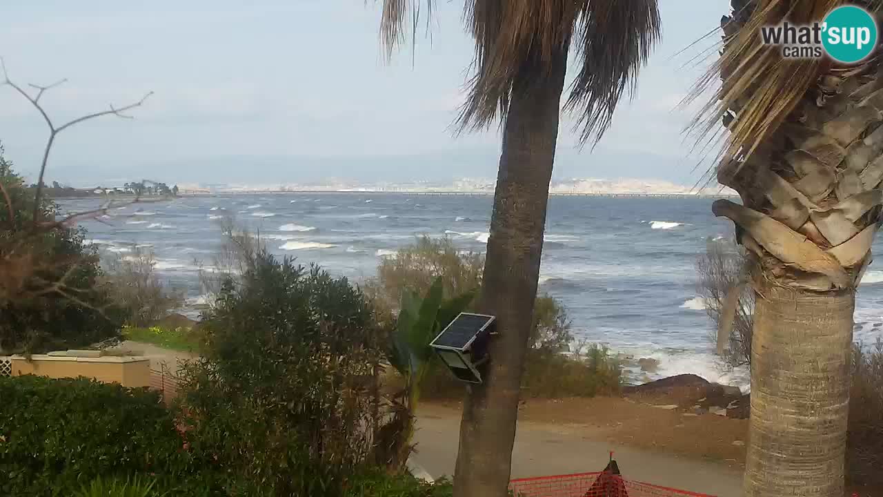 Webcam en vivo Capoterra – Playa La Maddalena – Cerdeña – Italia