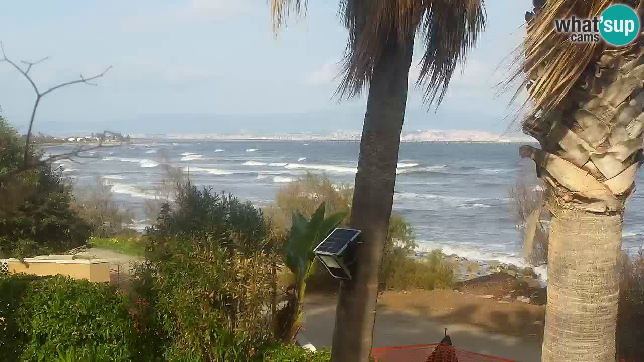 Live webcam Capoterra – Spiaggia della Maddalena – Sardegna – Italia