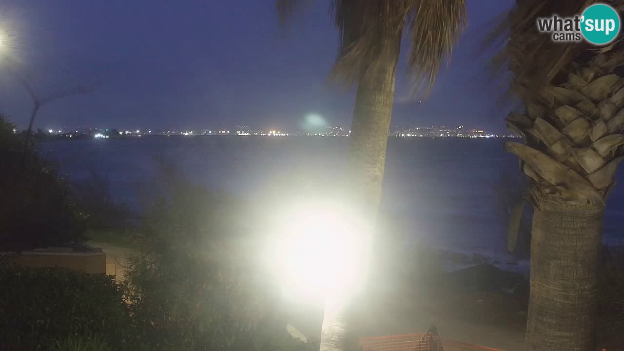 Webcam en direct Capoterra – Plage de La Maddalena – Sardaigne – Italie