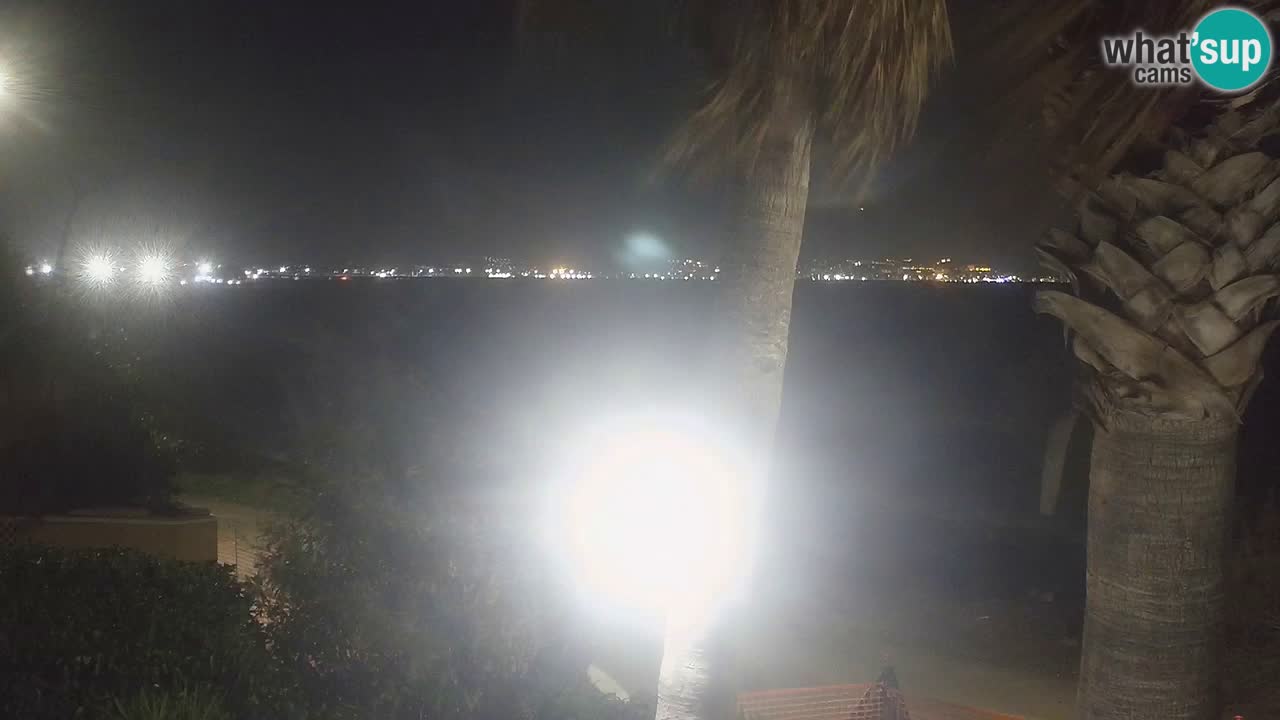 Webcam en direct Capoterra – Plage de La Maddalena – Sardaigne – Italie