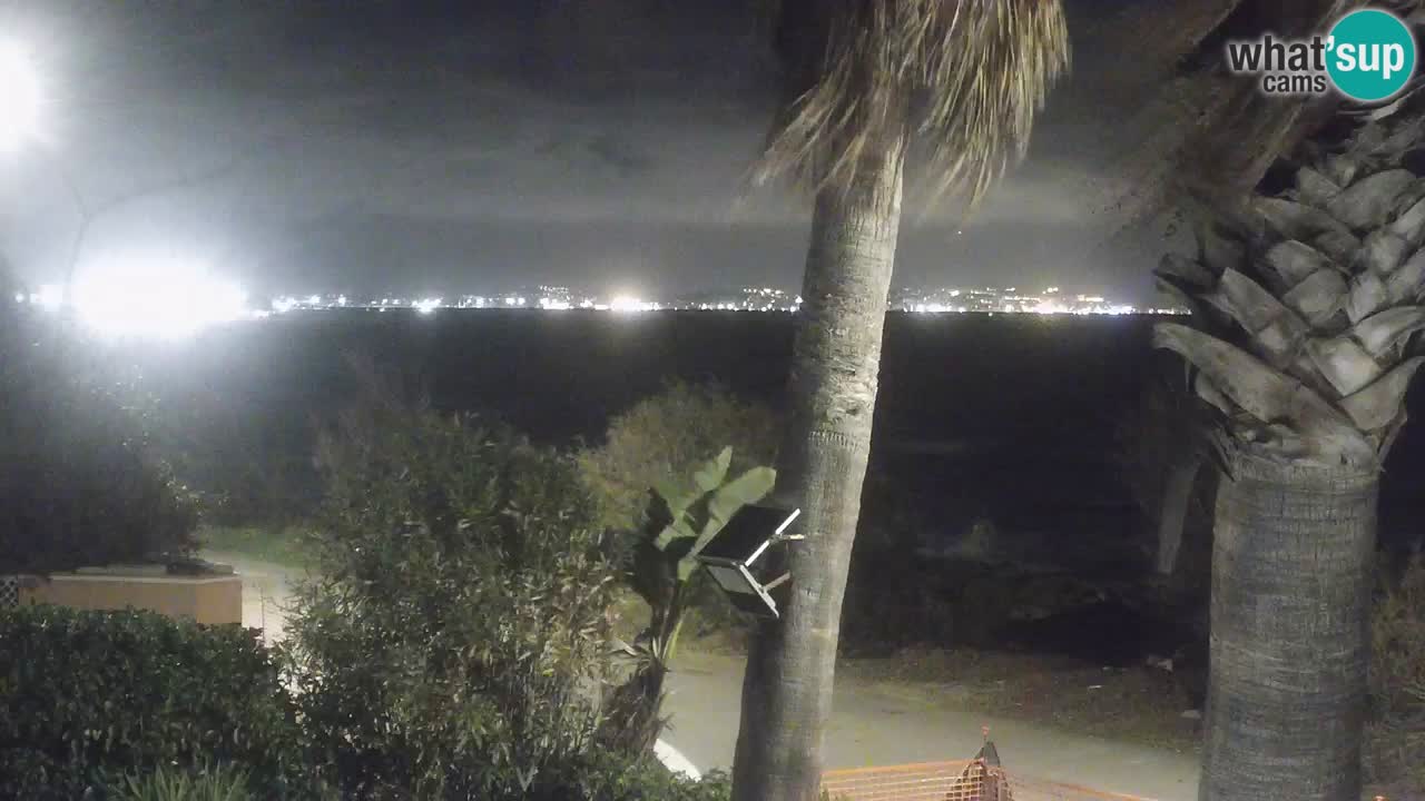 Webcam en direct Capoterra – Plage de La Maddalena – Sardaigne – Italie