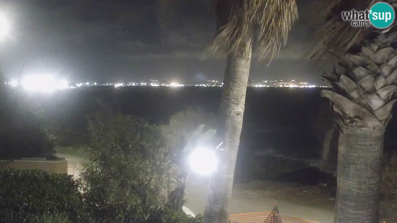 Live Webcam Capoterra – La Maddalena Strand – Sardinien – Italien