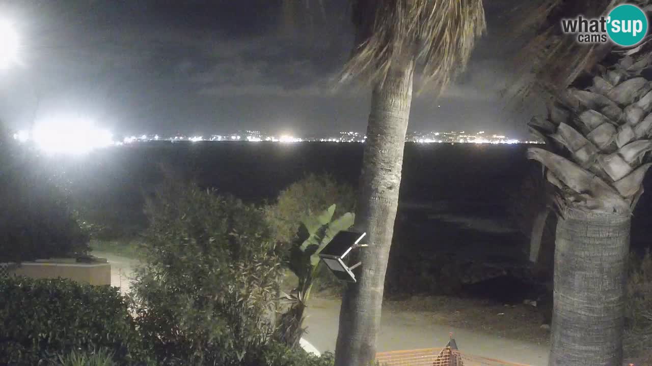 Webcam en direct Capoterra – Plage de La Maddalena – Sardaigne – Italie