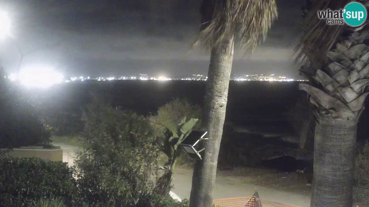 Webcam en vivo Capoterra – Playa La Maddalena – Cerdeña – Italia