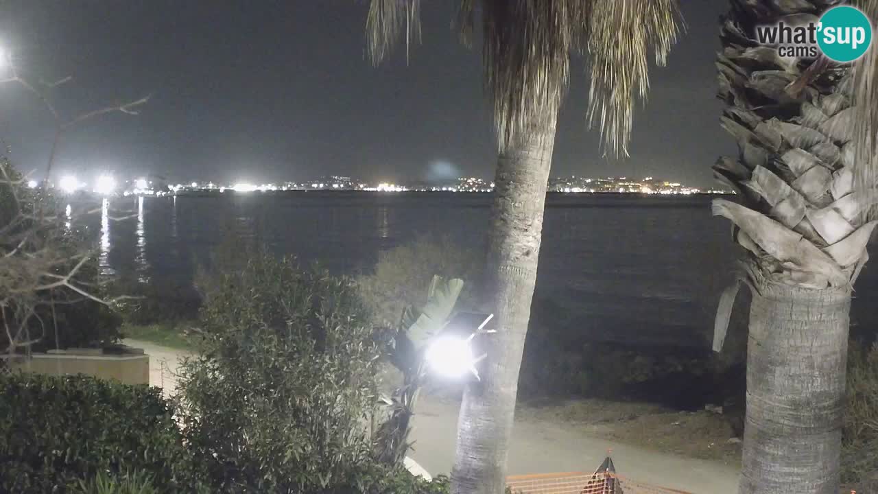 Webcam en vivo Capoterra – Playa La Maddalena – Cerdeña – Italia