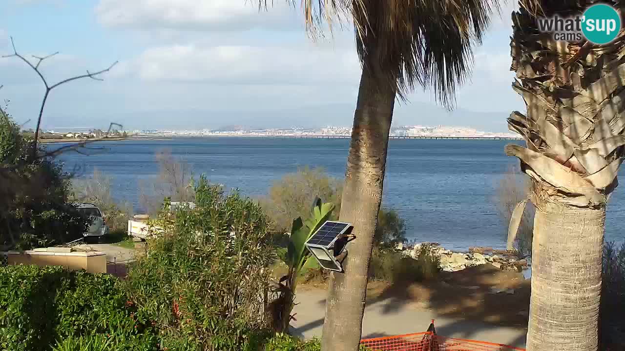 Webcam en direct Capoterra – Plage de La Maddalena – Sardaigne – Italie