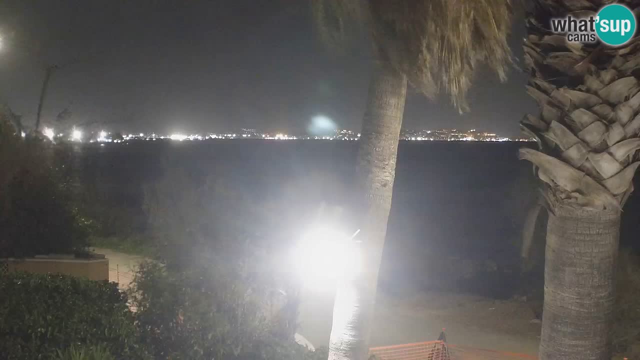 Webcam en vivo Capoterra – Playa La Maddalena – Cerdeña – Italia