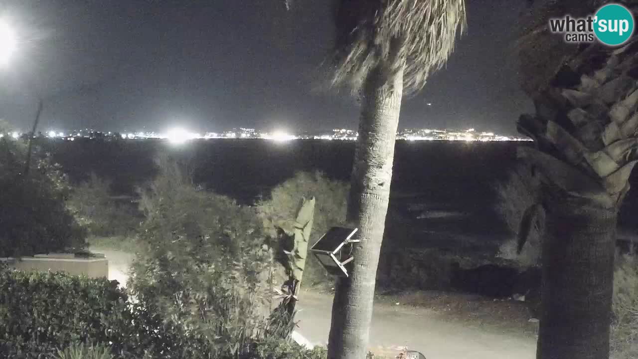 Webcam en direct Capoterra – Plage de La Maddalena – Sardaigne – Italie