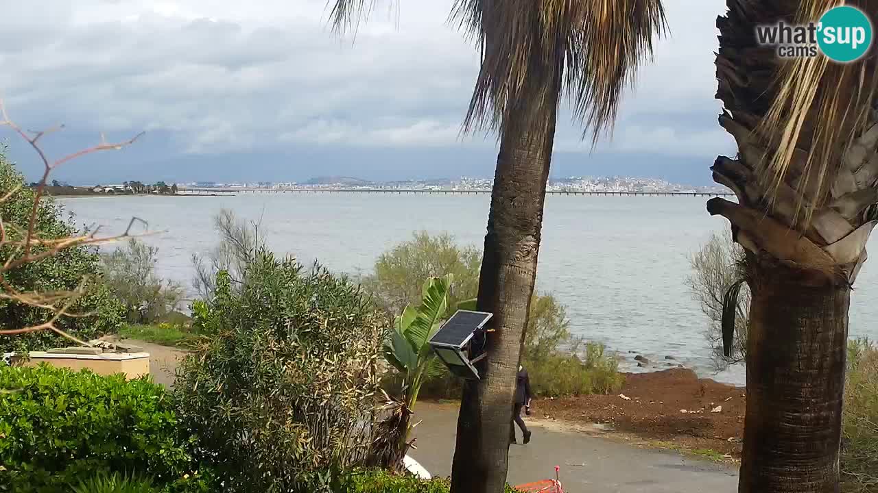 Live webcam Capoterra – Spiaggia della Maddalena – Sardegna – Italia