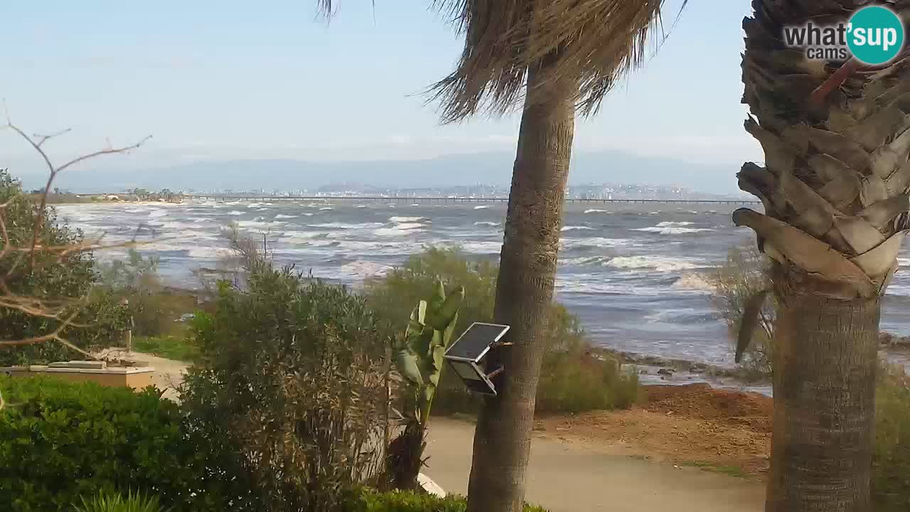 Live Webcam Capoterra – La Maddalena Strand – Sardinien – Italien