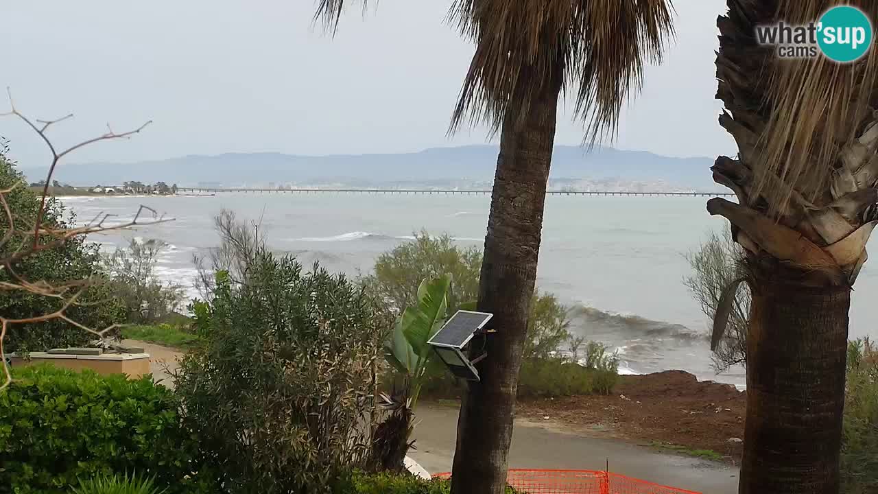 Webcam en vivo Capoterra – Playa La Maddalena – Cerdeña – Italia