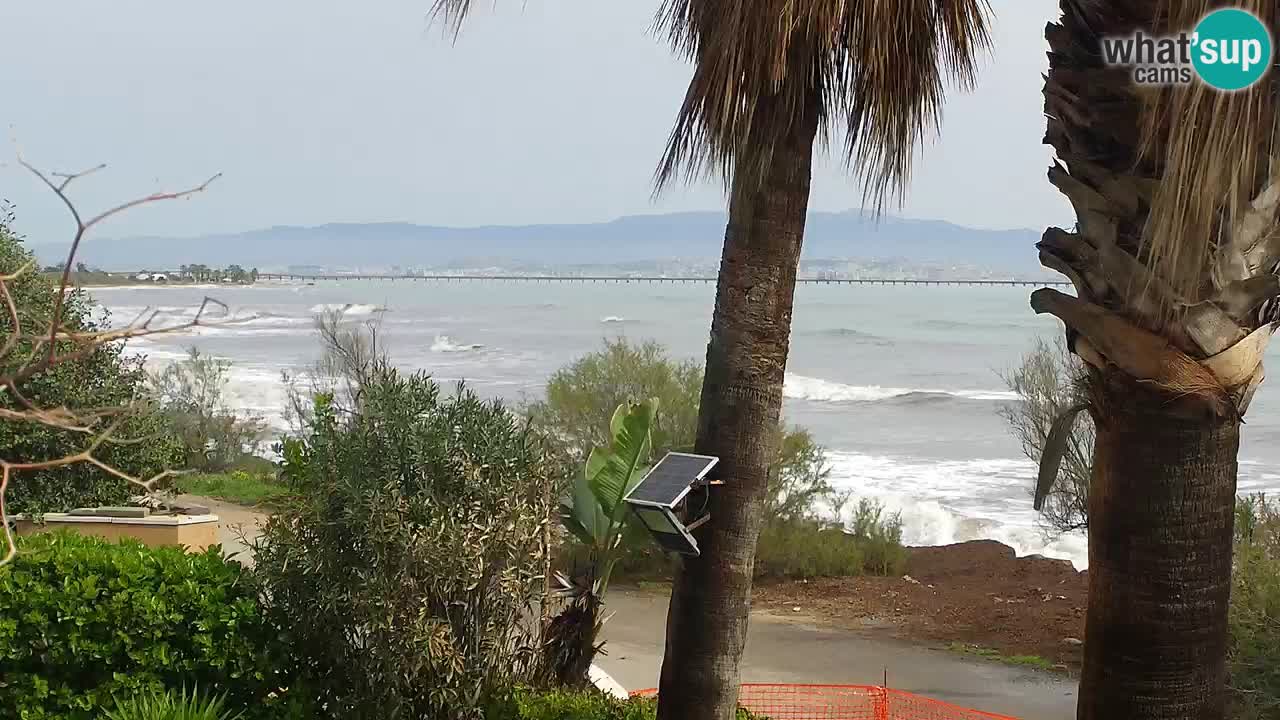 Webcam en vivo Capoterra – Playa La Maddalena – Cerdeña – Italia